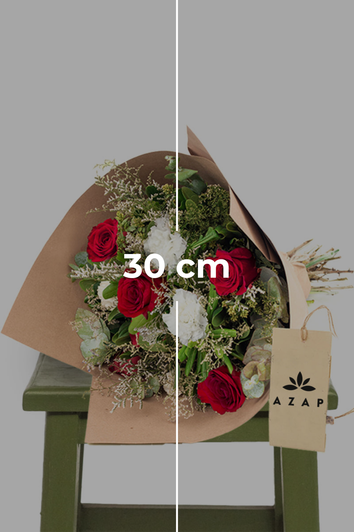 Small but Spicy Bouquet - Red Rose and White Carnation CDJ