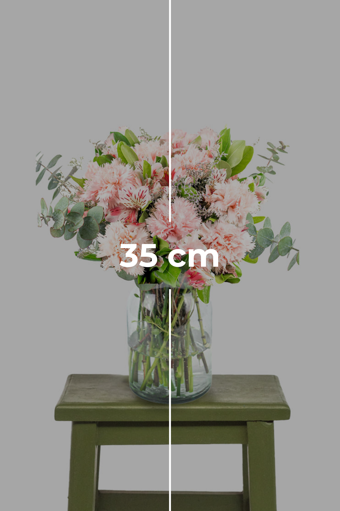 Noche de Verano // Clavel Rosa y Astromelia Rosa