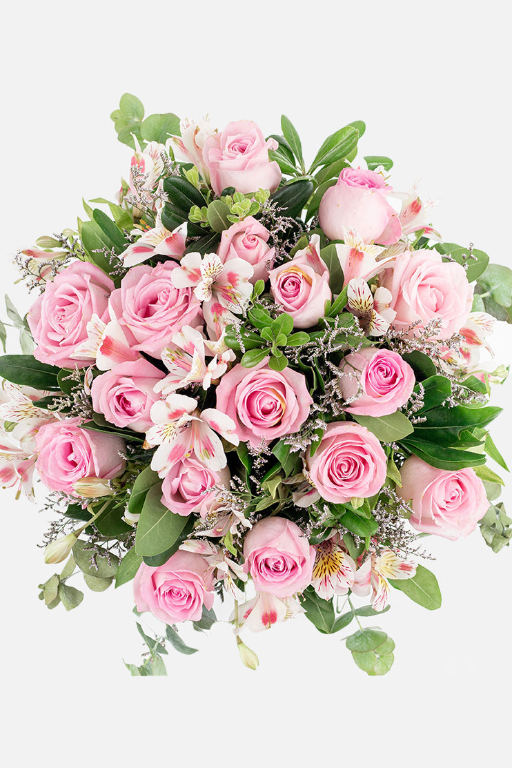 Cupido // Rosa Clarita y Astromelia