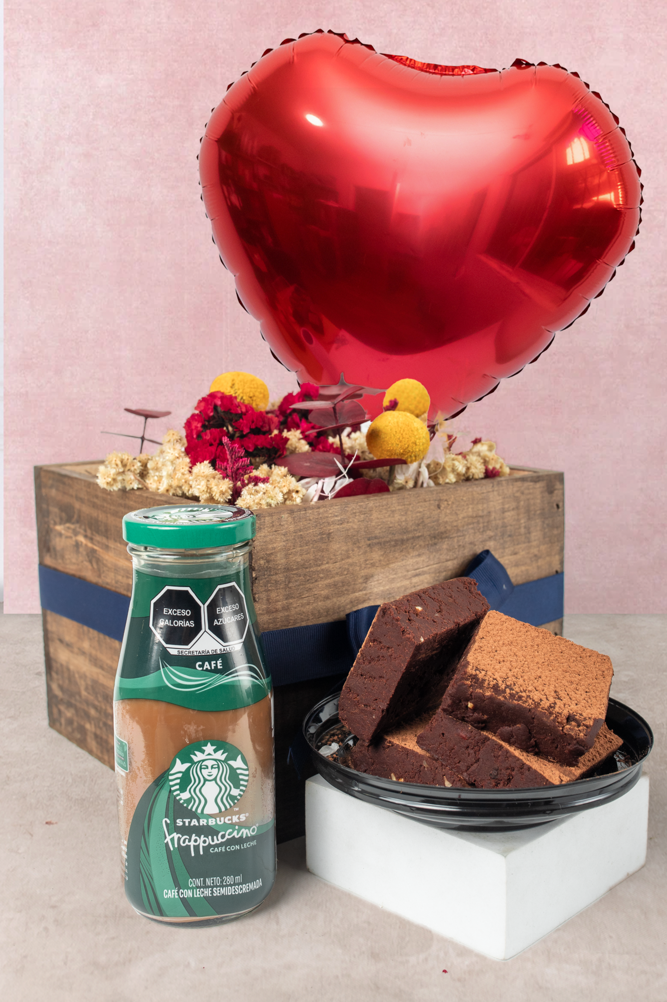 Kit Bom Día SV- Flores, Café y Brownies