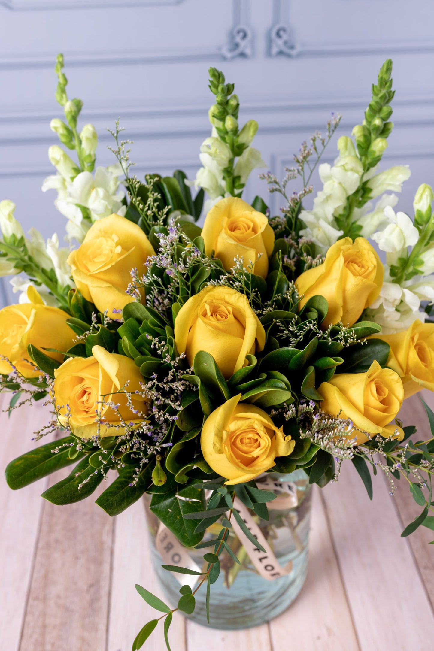 Mango Tango - Rosa Amarilla con Perrito Blanco ENS