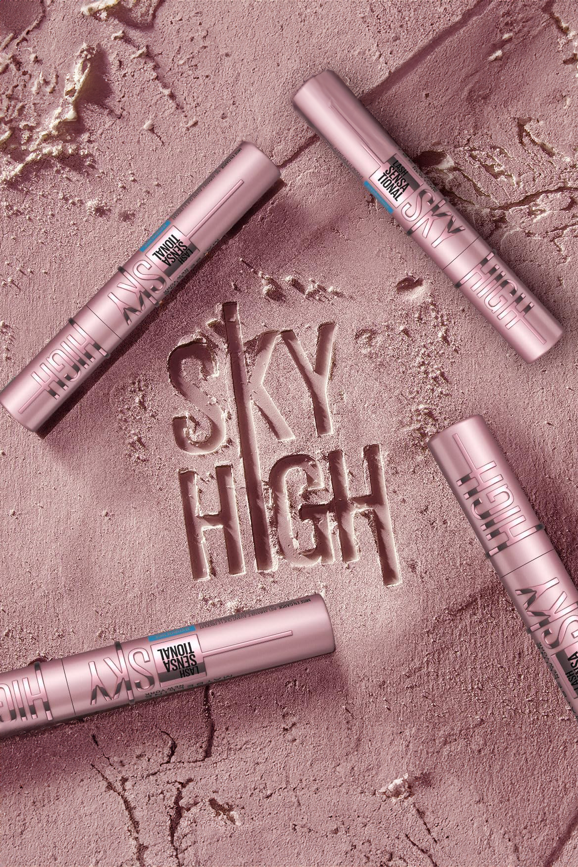 Maybelline Mascara Lash Sensational Sky High - A Prueba de Agua Negro