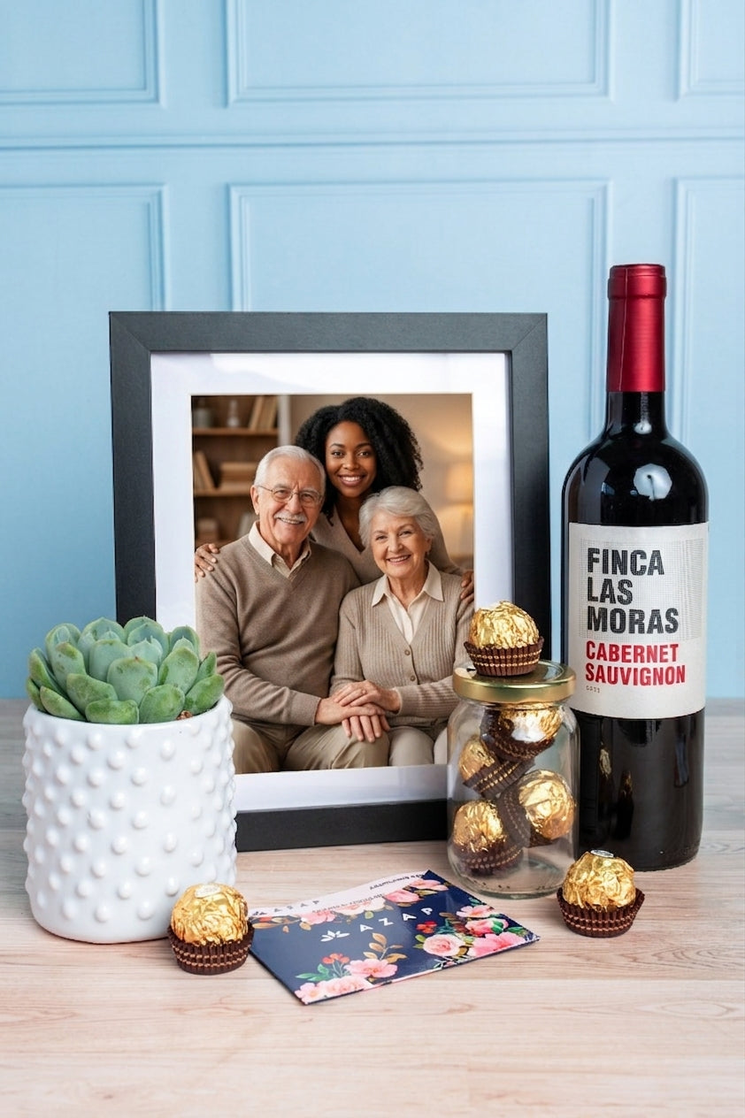 Kit Momentos Únicos Abuelitos - Portarretratos Personalizado