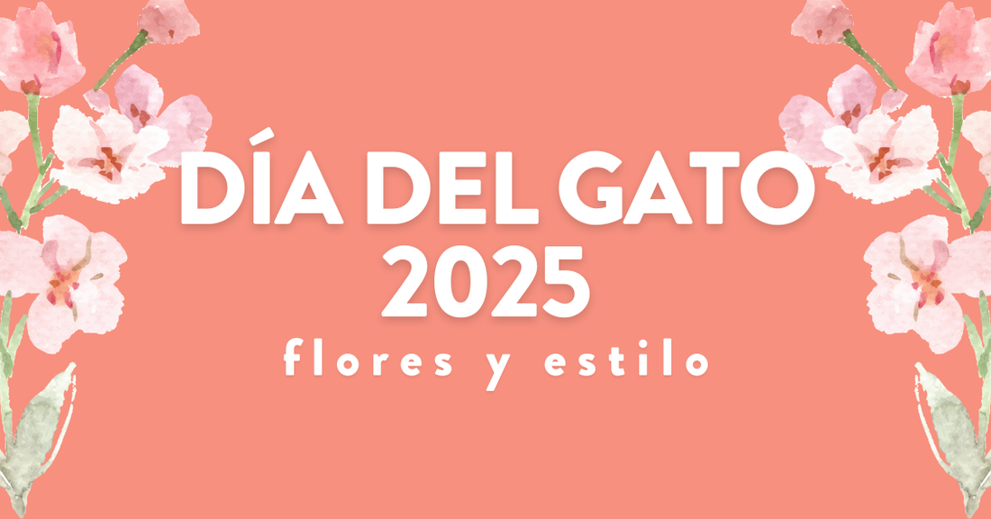 Día del Gato 2025: flores y estilo