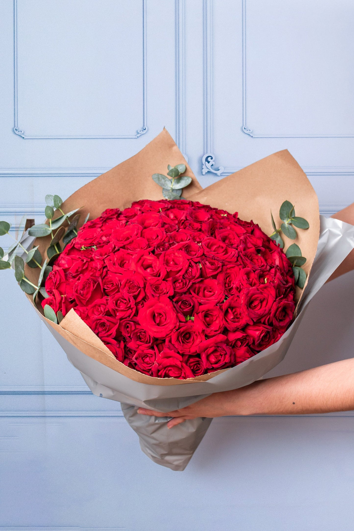 Buchón Bouquet - 100 Red Roses SAL