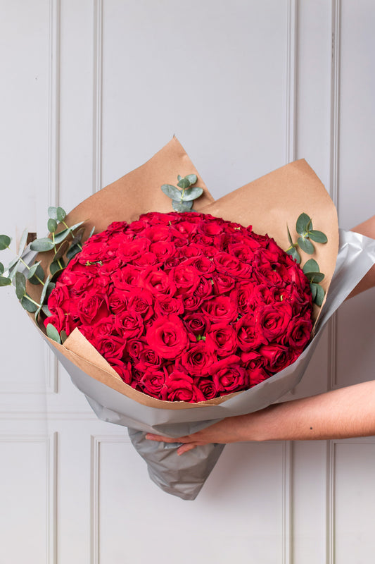 Ramo Buchón - 100 Rosas Rojas CDO