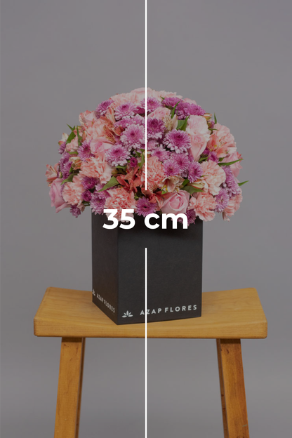 Ternura - Rosa, Clavel y Astromelia Rosa QRO