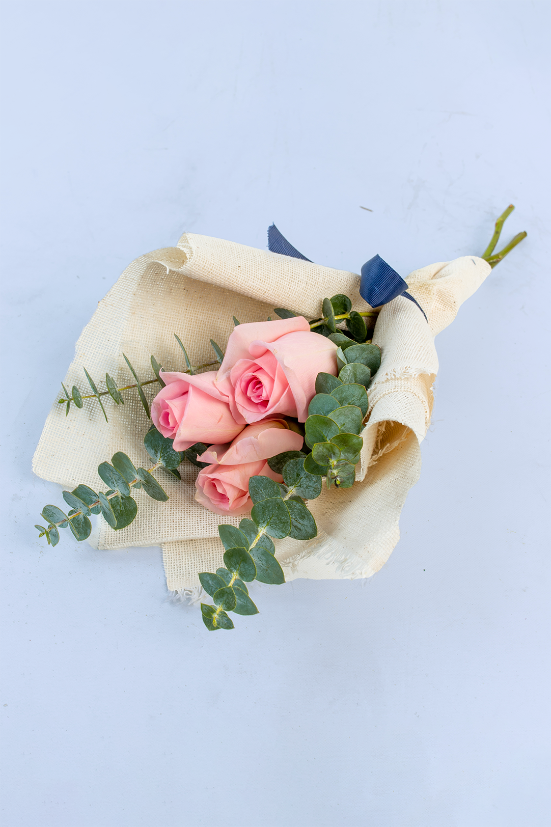 Ramo 3 Rosas Rosas - Envoltura Yute OAX CEN