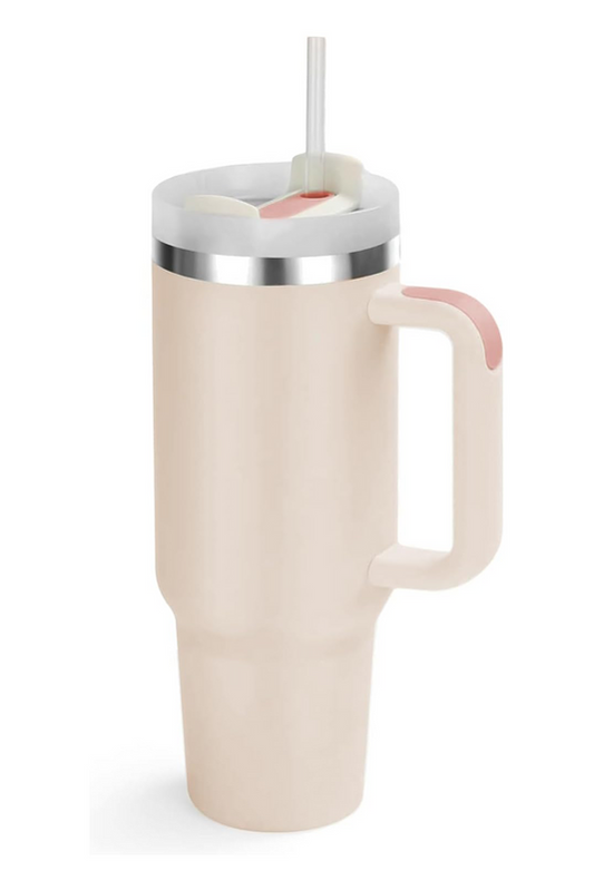 Vaso Térmico Rosa Claro - 40 oz con Asa