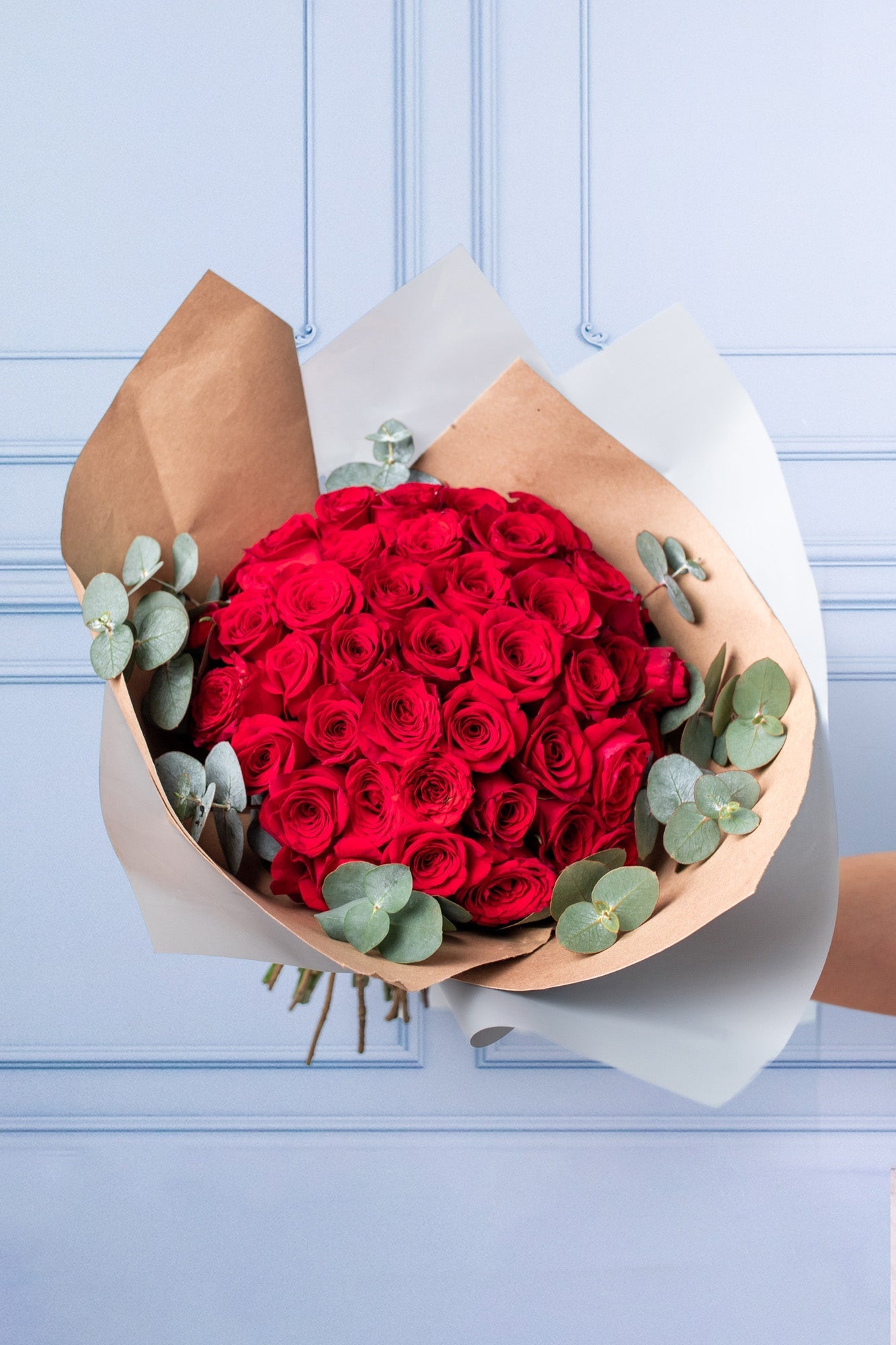 Ramo Buchón - 50 Rosas Rojas AGS