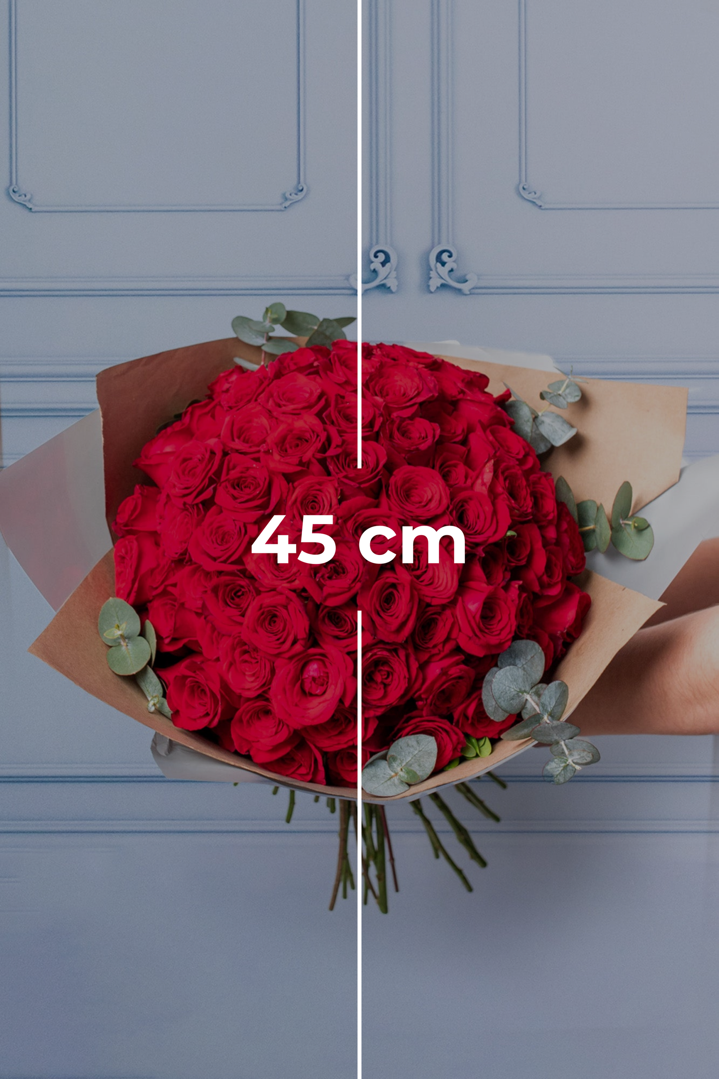 Buchón Bouquet - 75 Red Roses LEON