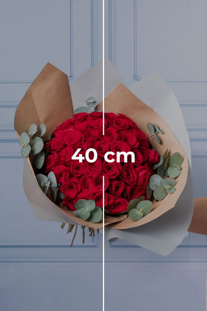 Buchón Bouquet - 50 Red Roses ENS
