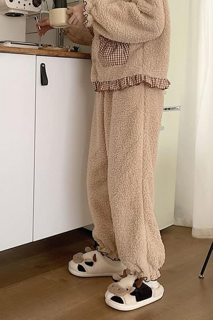 Pantuflas de Felpa - Vaca