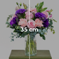 Nobleza con Foto Personalizada - Rosa, Lisianthus y Clavel