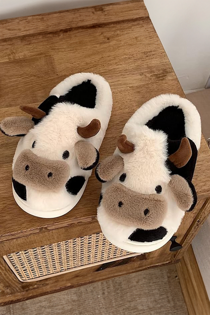 Pantuflas de Felpa - Vaca