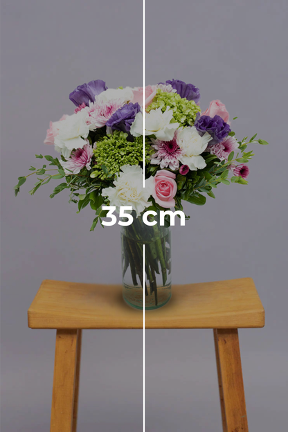 Alma de Vino / Rosa Clarita, Clavel Blanco y Hortensia