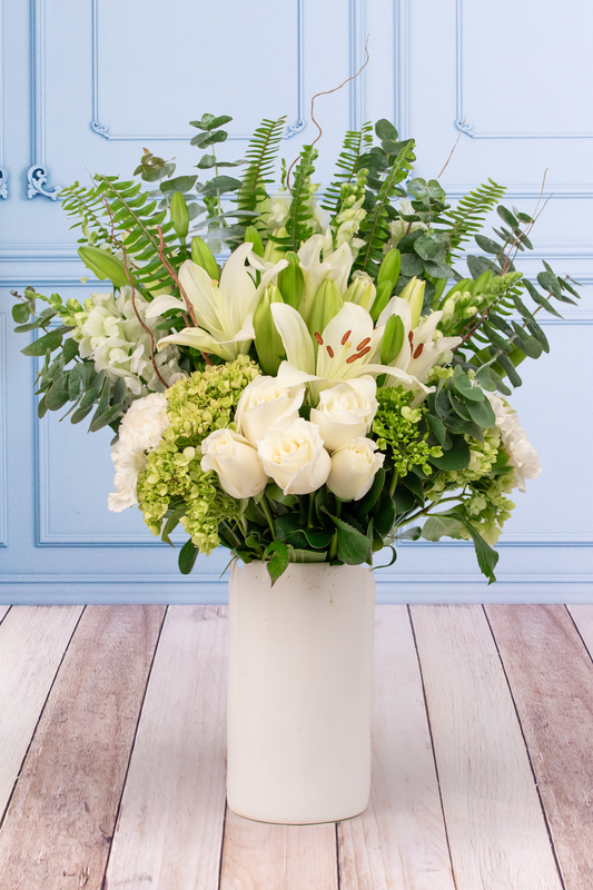 In Your Memory / White Rose and White Lilium