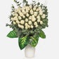 Arreglo Fúnebre - (50 Rosas Blancas)