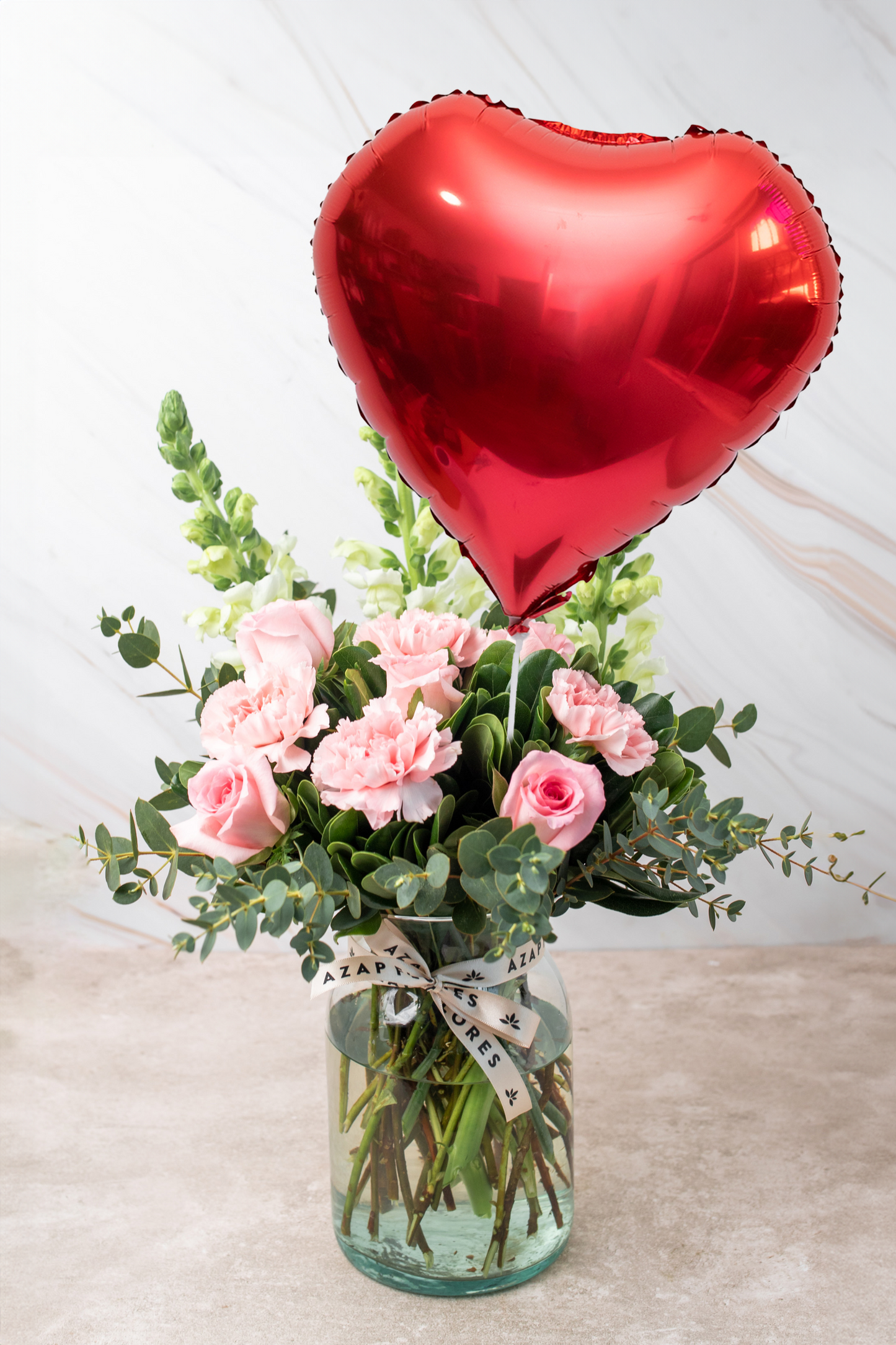 Campo Rosa SV - Rosa Clara, Clavel Rosa y Perrito Blanco GDL