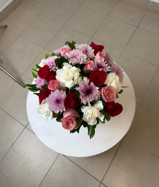 Pedido Especial 15 arreglos fuegos con rosas rojas en pecera