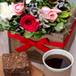 Kit Bom Día - Flores, Café y Brownies