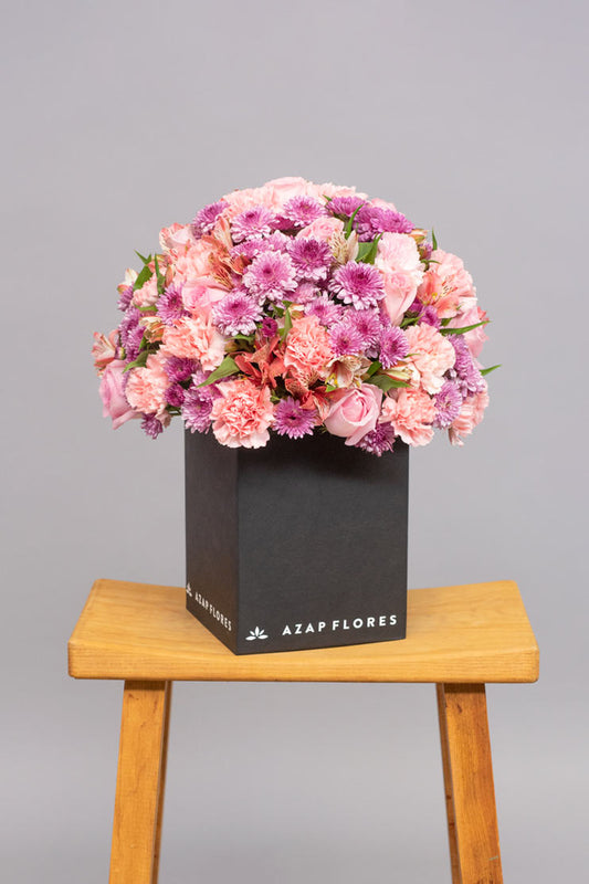 Ternura - Rosa, Clavel y Astromelia Rosa XAL