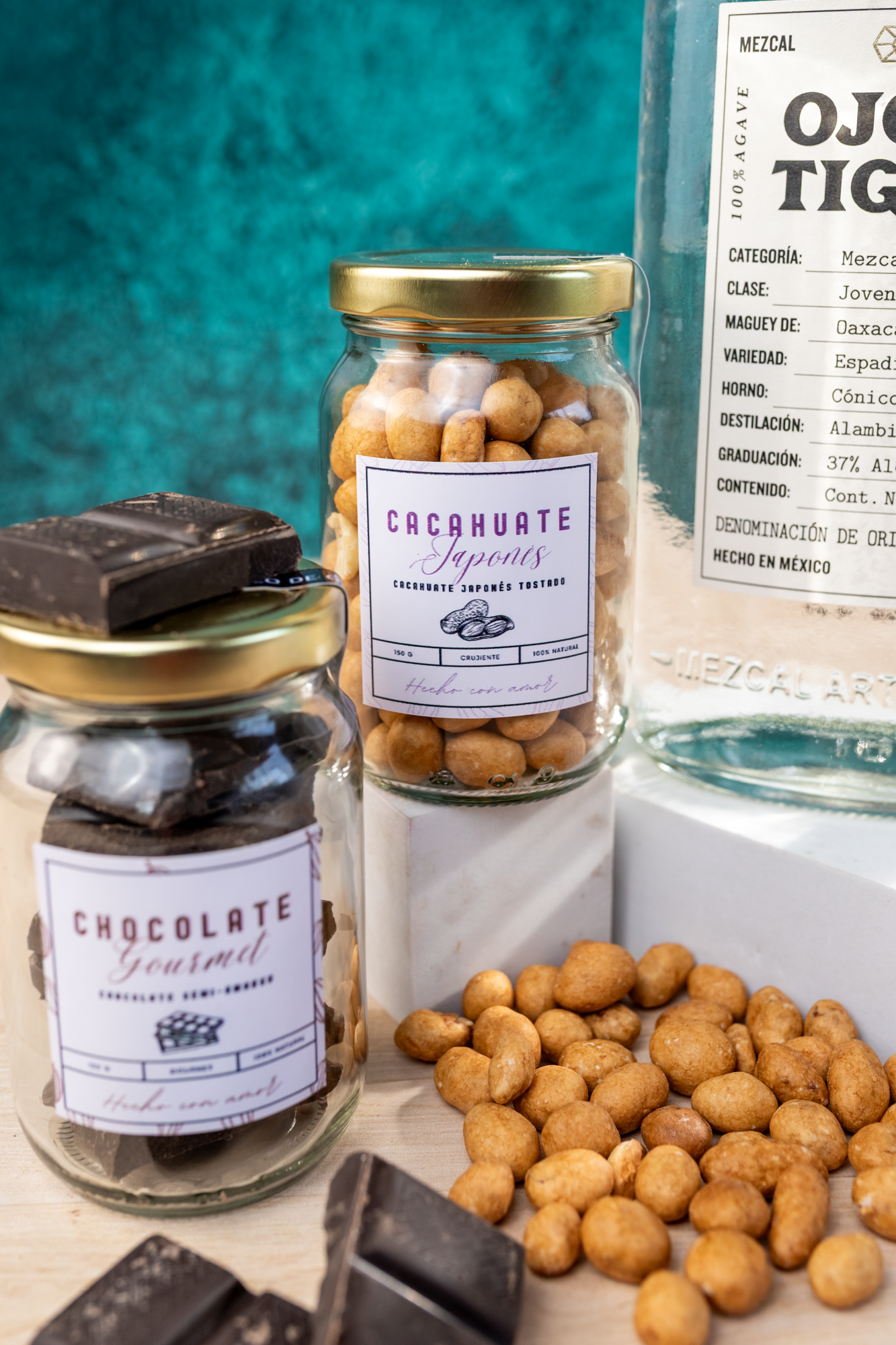 Tiger's Eye Kit - Mezcal, Ferreros, Peanuts and Succulent