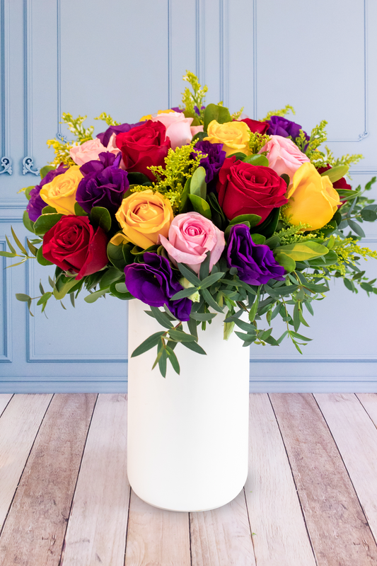 Trópico - Rosa Roja, Amarilla, Clarita y Lisianthus CUL