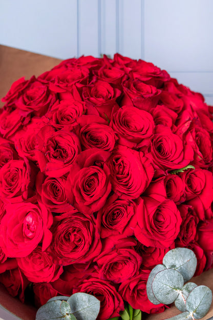 Ramo Buchón - 50 Rosas Rojas VALLARTA