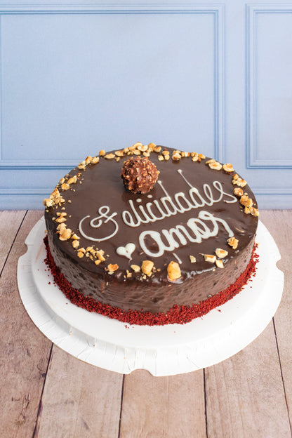 Pastel Grande de Nutella - Personalizado