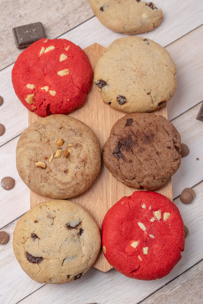 New York Style Cookies - Assortment of 6