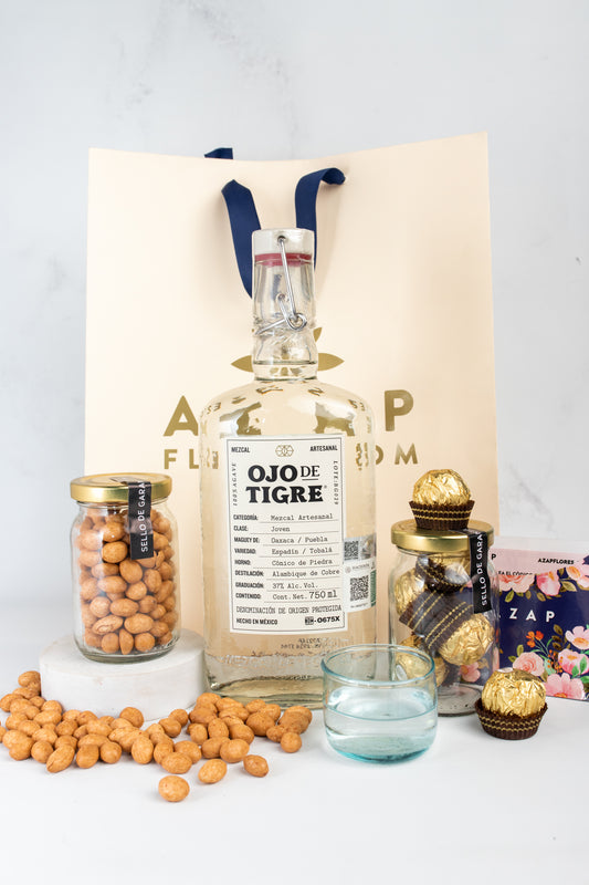 Kit Ojo de Tigre - Mezcal, Ferreros y Cacahuates