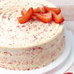 Pastel Red Velvet - Fresa y Chocolate Blanco