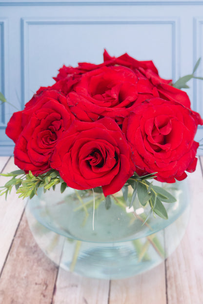 Centro de Mesa 18 // Rosas Rojas