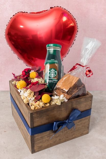 Kit Bom Día SV- Flores, Café y Brownies