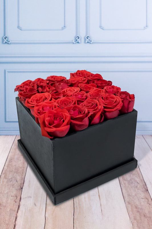 Mi Amor - Rosas Rojas en Caja
