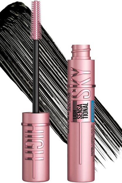 Maybelline Mascara Lash Sensational Sky High - A Prueba de Agua Negro