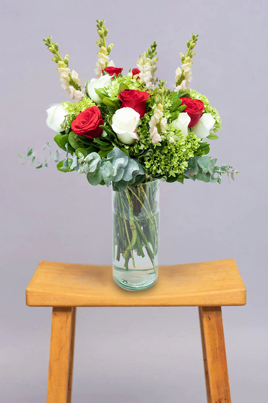 Momentos - Rosa Roja y Blanca, Hortensia MER