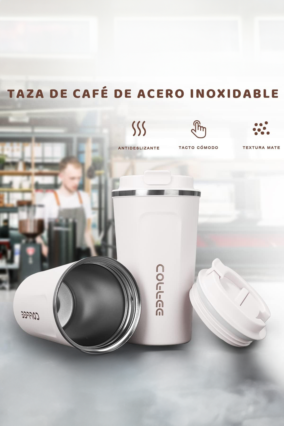 MXCOCO - Taza Termo de Café de 18 oz
