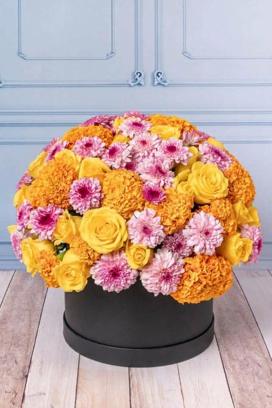 Sweet Underworld - Cempasúchil, Blue and Yellow Rose, Moreliana