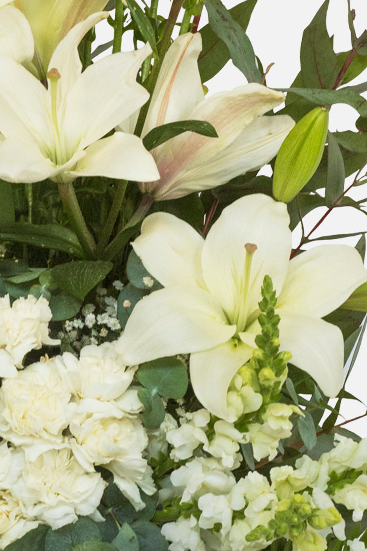 Consuelo - Lilium, Rosa y Clavel Blanco MER